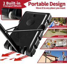 Load image into Gallery viewer, Super Fun Heavy Duty Adjustable Portable Basketball Net Hoop Stand | Shatterproof Backboard | Wheels | 4FT-10FT
