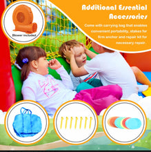 Load image into Gallery viewer, Super Cool Fun Kids Inflatable Bouncy House Jumping Castle Slide Climber Bouncer With 550W Blower | Holds 120Kg | Kids Party | Camping | Climbing Wall | Basketball Hoop