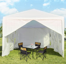 Load image into Gallery viewer, Very Cool 10x30 FT Heavy Duty Outdoor Canopy Tent With 6 Removable Sidewalls | 2 Doorways | Transparent Windows | Spacious | Patio