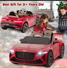 Load image into Gallery viewer, 2025 Licensed 12V Bentley Bacalar Ride On Car 1 Seater Upgraded | Seatbelt | Push To Start Button | Music | Lights | Remote