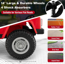 Load image into Gallery viewer, 2025 Upgraded 12V Licensed 2 Seater Toyota FJ40 12V Ride On Car | Colourful Lights | Seatbelt | Storage| 2 Speeds | 14” Tires | Upgraded Shocks | Remote