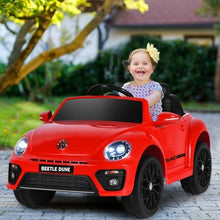 Load image into Gallery viewer, Super Cool Red 2025 Volkswagen Beetle Style 1 Seater Ride On | 6V | Remote