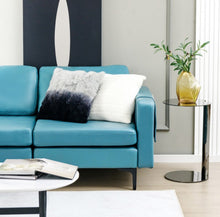 Load image into Gallery viewer, Heavy Duty Elegant 3-Seater Sectional Sofa Couch With Armrests | Storage Compartment | Metal Legs | Easy Assembly | Holds 1980Lbs | Linen or Leather Fabric