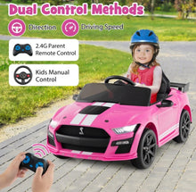 Load image into Gallery viewer, Super Cool 2025 Licensed Ford Shelby GT500 Mustang 1 Seater Ride On Car 12V | Ages 3-8 | Music | Remote