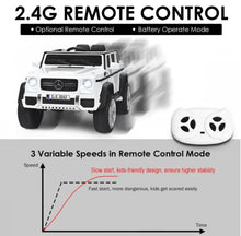 Load image into Gallery viewer, Super Cool 12V Kids Licensed Upgraded 1 Seater Ride On Car Mercedes-Benz Maybach Style | LED Lights | Seatbelt | 4 Wheel Shock Absorber | Ages 3-8 | Remote