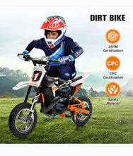Load image into Gallery viewer, Super Cool 2025 Fast Off Road Electric 24V Kids Dirt Bike 1 Seater Upgraded 250W Motor | Up To 22 KPH | Leather Seat | Rubber Tires