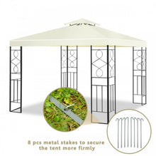Load image into Gallery viewer, Super Duty Beautiful 2 Tier 10x10ft Patio Gazebo Canopy Tent | Sun Protection