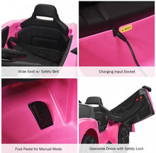 Load image into Gallery viewer, New 2025 McLaren Style 12V Ride On Car 1 Seater | LED Lights | Cool Open Doors | Seatbelt | Big Seat | Push To Start | Music | Remote