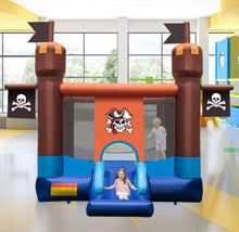 Load image into Gallery viewer, Super Cool Inflatable Pirate Themed Bouncy Castle / House | Large Jumping Area | With 735W Blower | Basketball | High Quality | Easy Inflate /Deflate