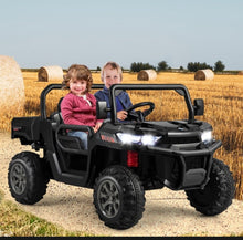 Load image into Gallery viewer, 2025 Upgraded 24V Dump Truck Kids Ride On Car | Up To 8-10KPH | 2 Seater | Switch For Dump Bed | Open Tailgate | Music | 2 Of 20000 RPM Motors | Remote