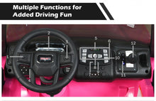 Load image into Gallery viewer, Licensed 2025 GMC Sierra Denali Pick up Truck 2 Seater Ride-On Upgraded | 12V | Upgraded Seats | Upgraded Tires | Remote