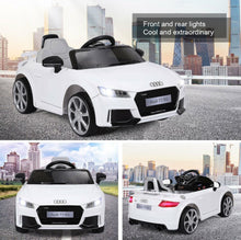 Load image into Gallery viewer, 2025 Licensed Audi TT RS Ride On Car Upgraded | 12V | 1 Seater | Music | Seat Belt | LED Lights | Remote