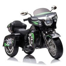 Load image into Gallery viewer, Super Cool 2025 Three-Wheeled Motorcycle Ride On Car | 12V | 2 Speeds | Lights | Music | Storage | Ages 3-8