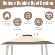 Load image into Gallery viewer, Heavy Duty 13ft By 13ft Beautiful Pop Up Gazebo Tent With Carry Bag For Patio, Garden, The Beach, Pool | Patio Canopy