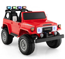 Load image into Gallery viewer, 2025 Upgraded 12V Licensed 2 Seater Toyota FJ40 12V Ride On Car | Colourful Lights | Seatbelt | Storage| 2 Speeds | 14” Tires | Upgraded Shocks | Remote