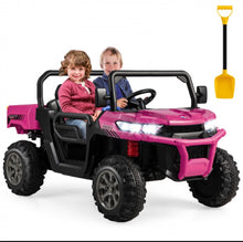 Load image into Gallery viewer, 2025 Upgraded 24V Dump Truck Kids Ride On Car | Up To 8-10KPH | 2 Seater | Switch For Dump Bed | Open Tailgate | Music | 2 Of 20000 RPM Motors | Remote