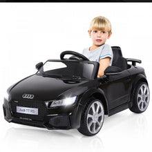 Load image into Gallery viewer, 2025 Licensed Audi TT RS Ride On Car Upgraded | 12V | 1 Seater | Music | Seat Belt | LED Lights | Remote
