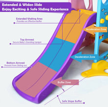 Load image into Gallery viewer, Super Fun 6-in-1 Playground Set | Basketball | Slide | Swing | Soccer | Ring Toss