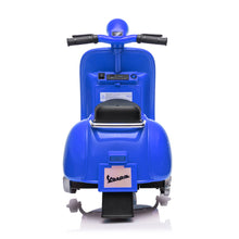 Load image into Gallery viewer, Super Cool Elegant 2025 Vespa Kids Ride On Car Motorcycle Vespa 1 Seater Scooter 12V | Music | USB Ready | LED Lights