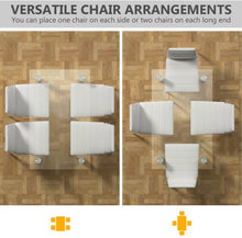 Load image into Gallery viewer, Elegant Durable 5-Piece Dining Set With 4 PVC Heavy Duty Leather Chairs | Soft Cushions | Easy Assembly