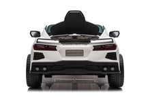 Load image into Gallery viewer, 2025 Licensed 12V Chevrolet Corvette C8, 1 Seater Kids Ride On Car Upgraded | Leather Seat | Rubber Tires | LED Lights | Remote