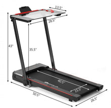 Load image into Gallery viewer, Heavy Duty Modern Folding 3-in-1 Treadmill With Remote | 2.25HP | Rubber Foot Mat | Flexible Wheels | Powerful Silent Motor | XL LED Screen