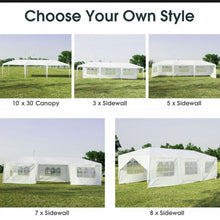 Load image into Gallery viewer, Very Cool 10x30 FT Heavy Duty Outdoor Canopy Tent With 6 Removable Sidewalls | 2 Doorways | Transparent Windows | Spacious | Patio