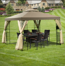 Load image into Gallery viewer, Heavy Duty Classy Awning Patio Structure Canopy Tent 10x10ft | No Screws For Structure Required | Easy Set Up | Waterproof | Weather Resistant