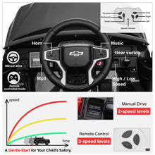 Load image into Gallery viewer, New 2025 Licensed 12V Chevrolet Tahoe Upgraded 1 Seater Ride On Car / SUV | Heavy Duty Tires | Comfy Seat | Remote