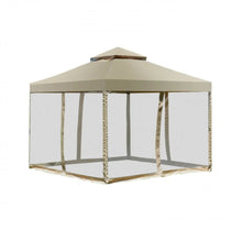 Load image into Gallery viewer, Heavy Duty Beautiful Outdoor 2-Tier 10x10 FT Screw-Free Structure Patio Shelter Gazebo Canopy | For Gatherings, BBQ, Pool, Etc | Waterproof | Easy Assembly