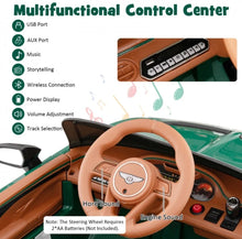 Load image into Gallery viewer, 2025 Licensed 12V Bentley Bacalar Ride On Car 1 Seater Upgraded | Seatbelt | Push To Start Button | Music | Lights | Remote