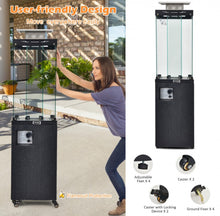 Load image into Gallery viewer, Elegant Heavy Duty Powerful 41,000 BTU Outdoor Propane Patio Heater With Metal Hood | Flameout Protection | Waterproof Cover
