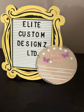 Load image into Gallery viewer, Hello World Baby Announcement Acrylic Round
