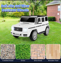 Load image into Gallery viewer, Licensed 2025 Mercedes-Benz 12V AMG G500 Gwagon 1 Seater Kids Ride On Car | Bluetooth | LED Lights | Remote | Rocking Mode | 4x4