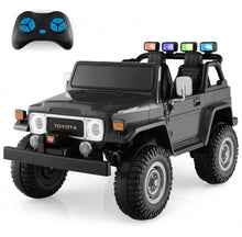Load image into Gallery viewer, 2025 Upgraded 12V Licensed 2 Seater Toyota FJ40 12V Ride On Car | Colourful Lights | Seatbelt | Storage| 2 Speeds | 14” Tires | Upgraded Shocks | Remote