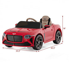 Load image into Gallery viewer, 2025 Licensed 12V Bentley Bacalar Ride On Car 1 Seater Upgraded | Seatbelt | Push To Start Button | Music | Lights | Remote