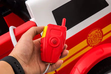 Load image into Gallery viewer, Heavy Duty 24V Fire Truck 2 Seater Kids Ride On Car | Leather Seat | Eva Rubber Tires | Water Gun |