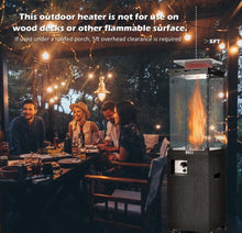 Load image into Gallery viewer, Elegant Heavy Duty Powerful 41,000 BTU Outdoor Propane Patio Heater With Metal Hood | Flameout Protection | Waterproof Cover