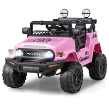 Load image into Gallery viewer, 2025 Licensed Toyota FJ Cruiser 12Volt 2 Seater Upgraded Kids Ride On Car / Truck | Lights | Suspension | Push To Start | Horn | Music | Remote
