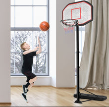 Load image into Gallery viewer, Super Cool Basketball Net Hoop Heavy Duty 43 Inches Indoor | Outdoor | Adjustable Height | Can Be Filled With Sand / Water | 6.6’ - 10’