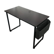 Load image into Gallery viewer, Classy Computer Desk, 100 x 50cm Modern Style Study Desk with Side Storage Bag for Home, Office (Black)