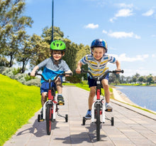 Load image into Gallery viewer, Very Cool 18β Kids Pedal Bicycle W Kickstand, Coaster Brake Ages 4-8 | Bell | Adjustable Seat | Easy Assembly | Removable Training Wheels | Anti-Slip Tires