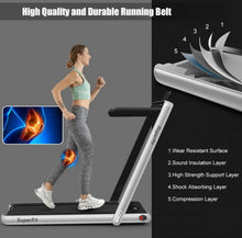 Load image into Gallery viewer, Heavy Duty Modern 2.25HP 2-in-1 Foldable Walking Pad Treadmill With Dual Display | App Control | Space Saver | Quiet Motor | High Performance Speaker | Remote Control