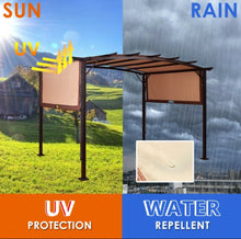 Load image into Gallery viewer, Super Cool 12x9 Feet Outdoor Patio Pergola With Rectangle Canopy Shades | Easy Set Up | Heavy Duty |