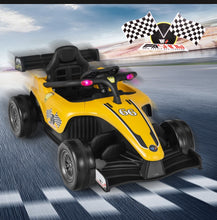 Load image into Gallery viewer, 2025 New 12V Formula 1 Style Racing Ride On Car 1 Seater Upgraded | Lights | Horn | Music | USB Ready | Rear Shocks | Big Seat | Seatbelt | Remote