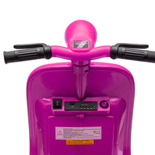 Load image into Gallery viewer, Super Cool Elegant 2025 Vespa Kids Ride On Car Motorcycle Vespa 1 Seater Scooter 12V | Music | USB Ready | LED Lights