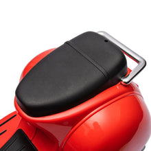 Load image into Gallery viewer, Super Cool Elegant 2025 Vespa Kids Ride On Car Motorcycle Vespa 1 Seater Scooter 12V | Music | USB Ready | LED Lights