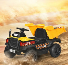 Load image into Gallery viewer, New 2025 Kids 12V Kids Ride On Dump Truck 1 Seater | Electric Bucket | Dump Bed | Shovel | Seatbelt | Push To Start | Remote