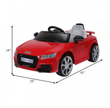 Load image into Gallery viewer, 2025 Licensed Audi TT RS Ride On Car Upgraded | 12V | 1 Seater | Music | Seat Belt | LED Lights | Remote