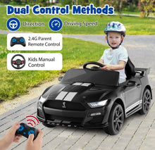 Load image into Gallery viewer, Super Cool 2025 Licensed Ford Shelby GT500 Mustang 1 Seater Ride On Car 12V | Ages 3-8 | Music | Remote